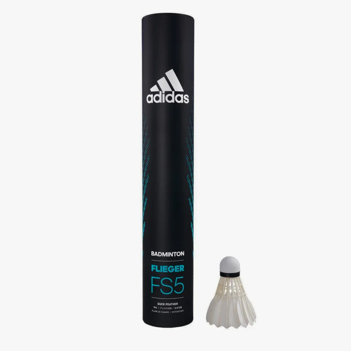 Adidas Flieger FS5 (Speed 75) Badminton Feather Shuttlecock (Pack of 5)