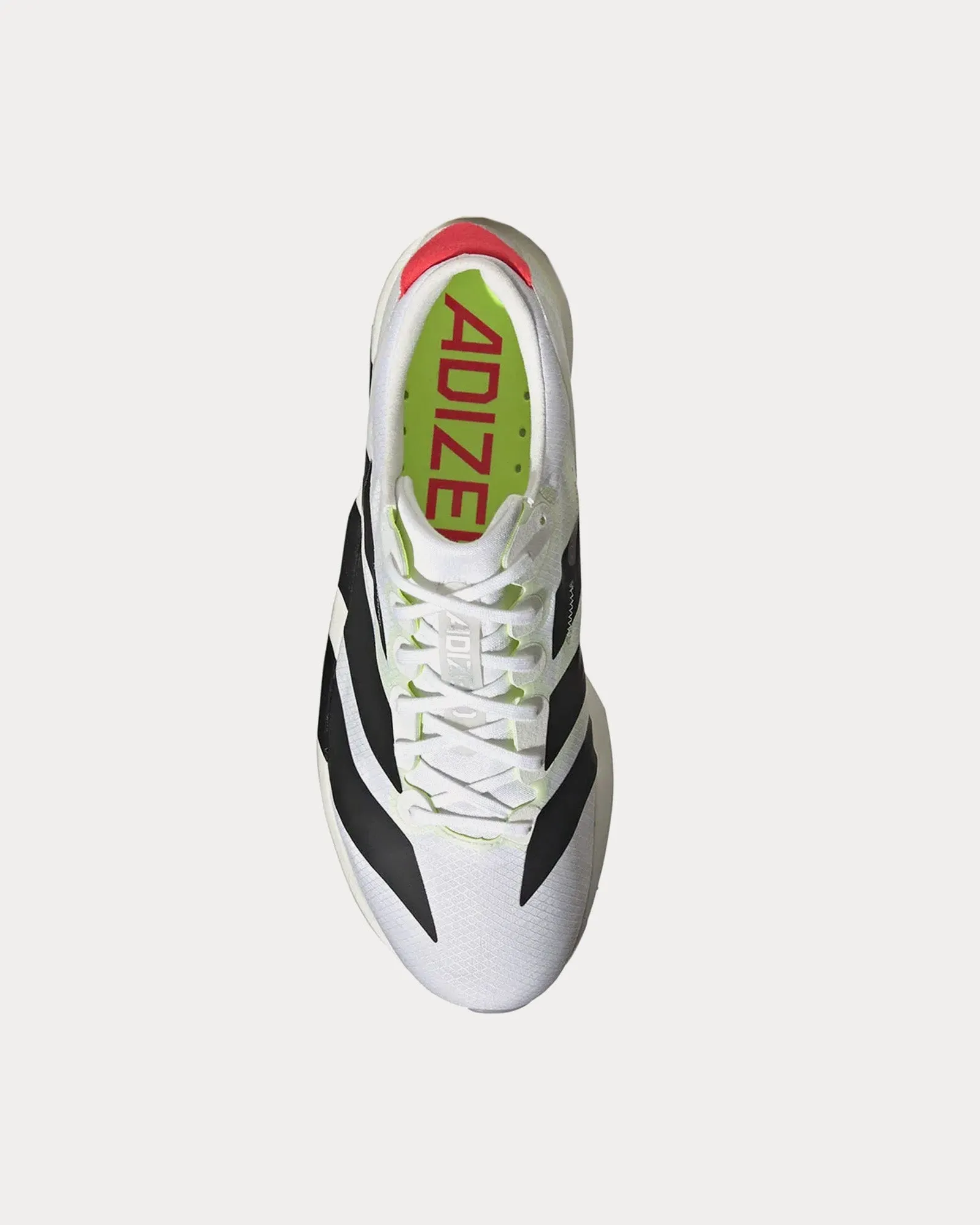 Adizero Adios 9 Cloud White / Core Black / Silver Metallic Running Shoes