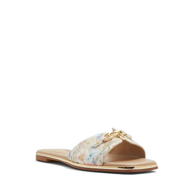 Alamassi Flat Sandals - Beige Overflow