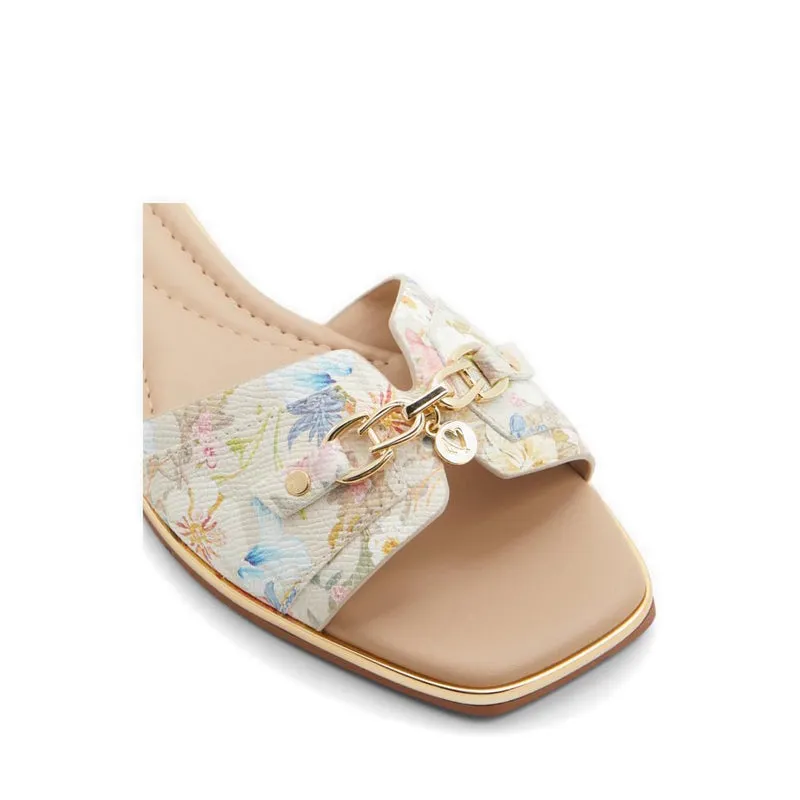 Alamassi Flat Sandals - Beige Overflow