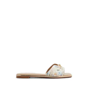 Alamassi Flat Sandals - Beige Overflow