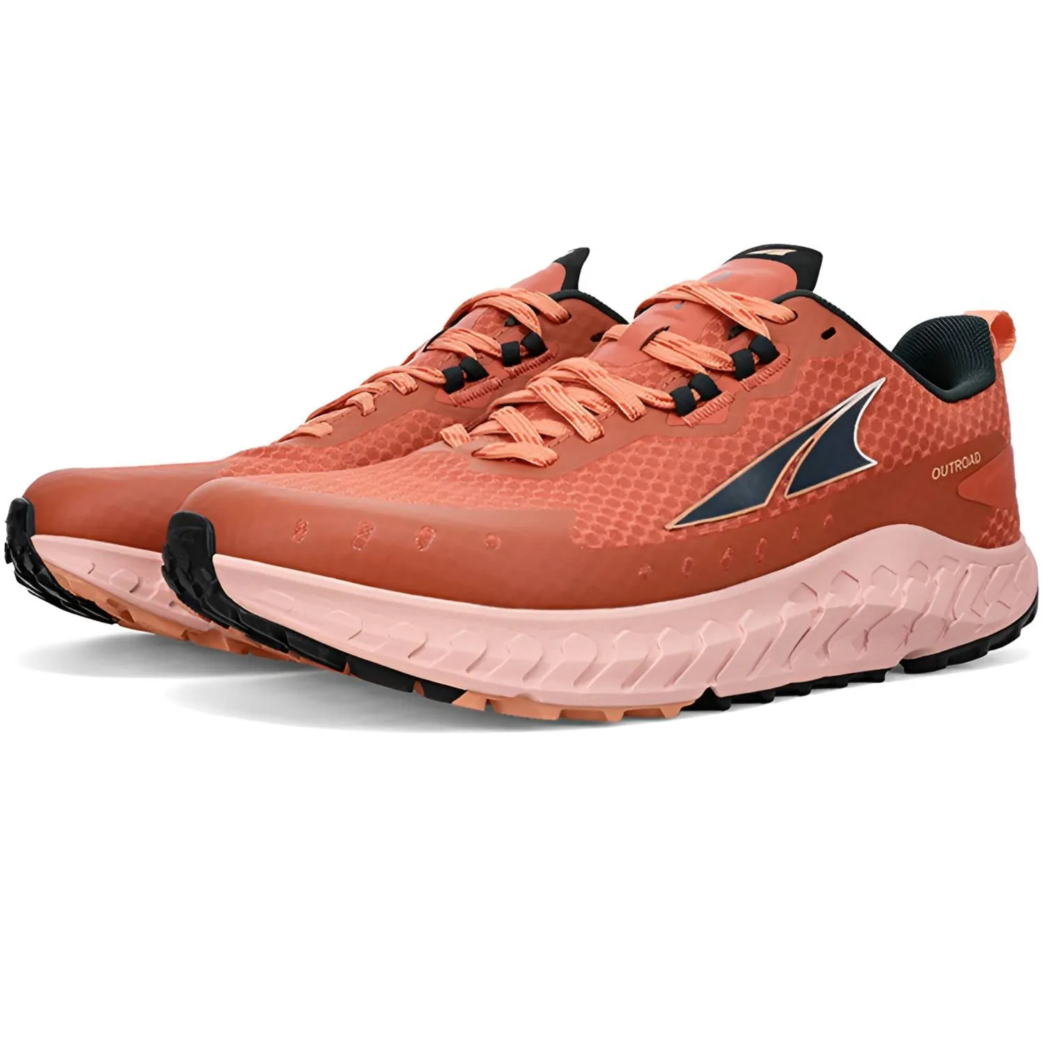 Altra Outroad Women's Trail Running Shoes, Red/Orange