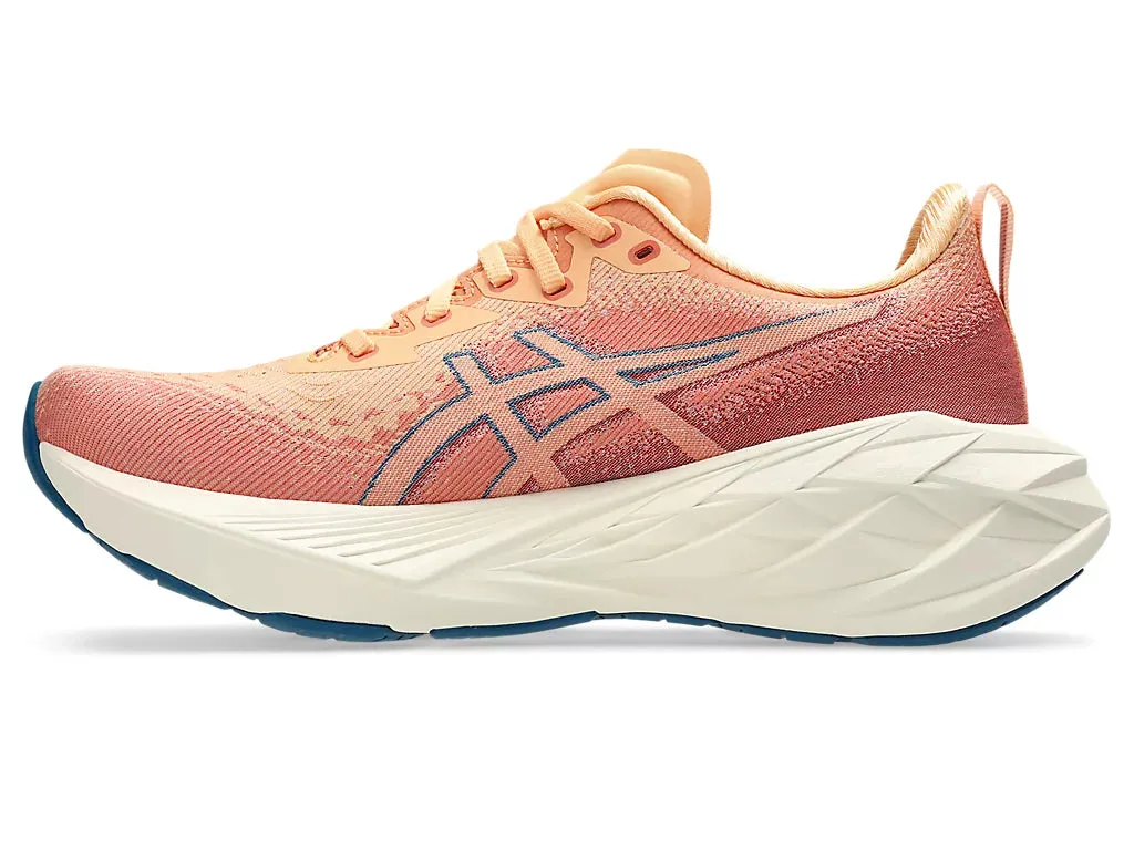 Asics Women's NOVABLAST 4 Running Shoes in Faded Orange/Deep Red