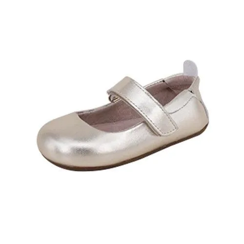 Bella Pre/First Walker Mary Jane Shoes Metallic Gold