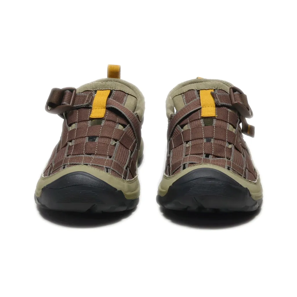 Chaco Flat Sandals Canvas Brown Colour For Women