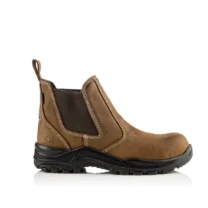 DEALERZ Buckboots S7 Composite Brown Lightweight Waterproof Safety Dealer Boot
