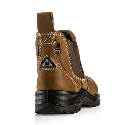 DEALERZ Buckboots S7 Composite Brown Lightweight Waterproof Safety Dealer Boot