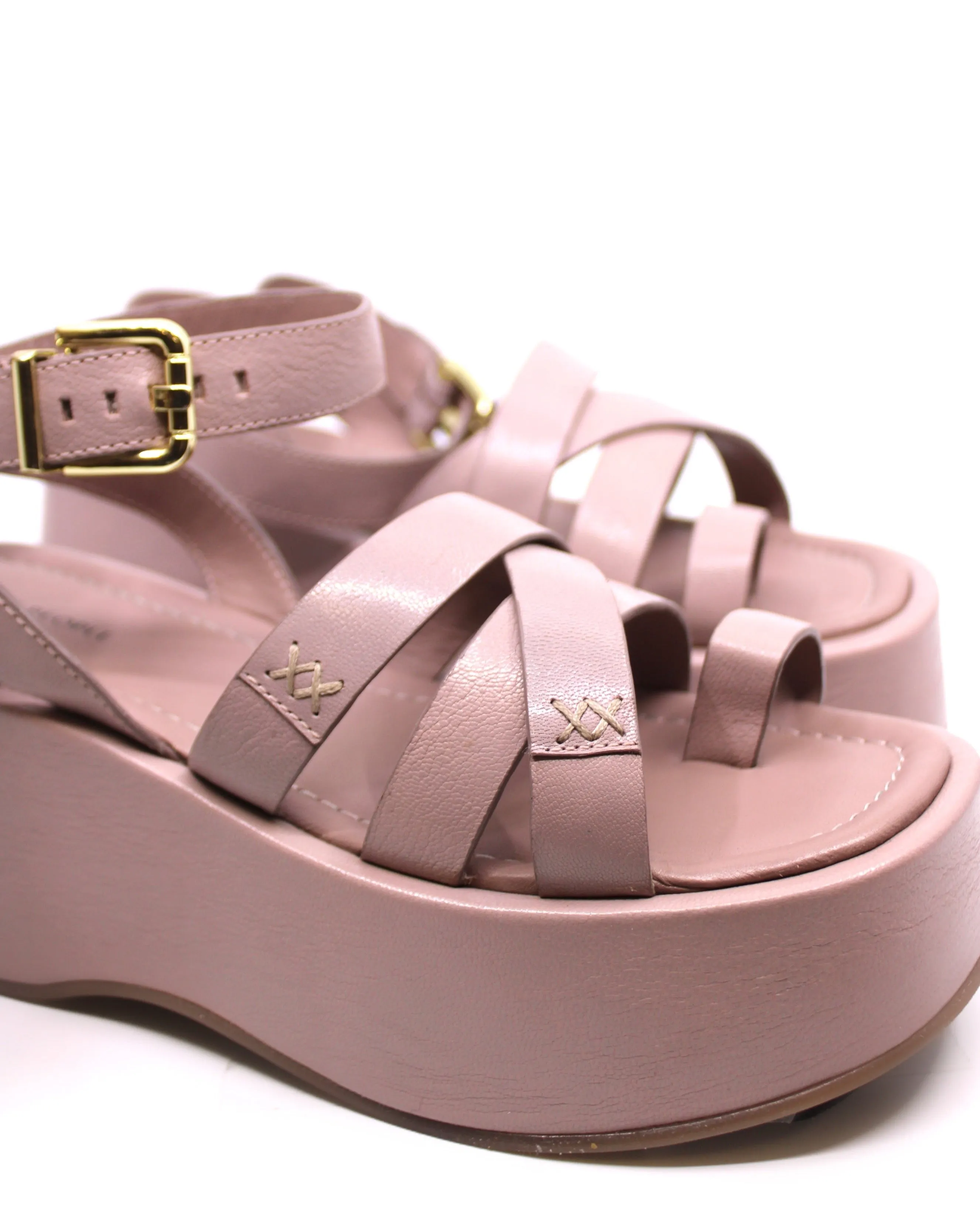 Free People Hazel Flatform Sandal Ember
