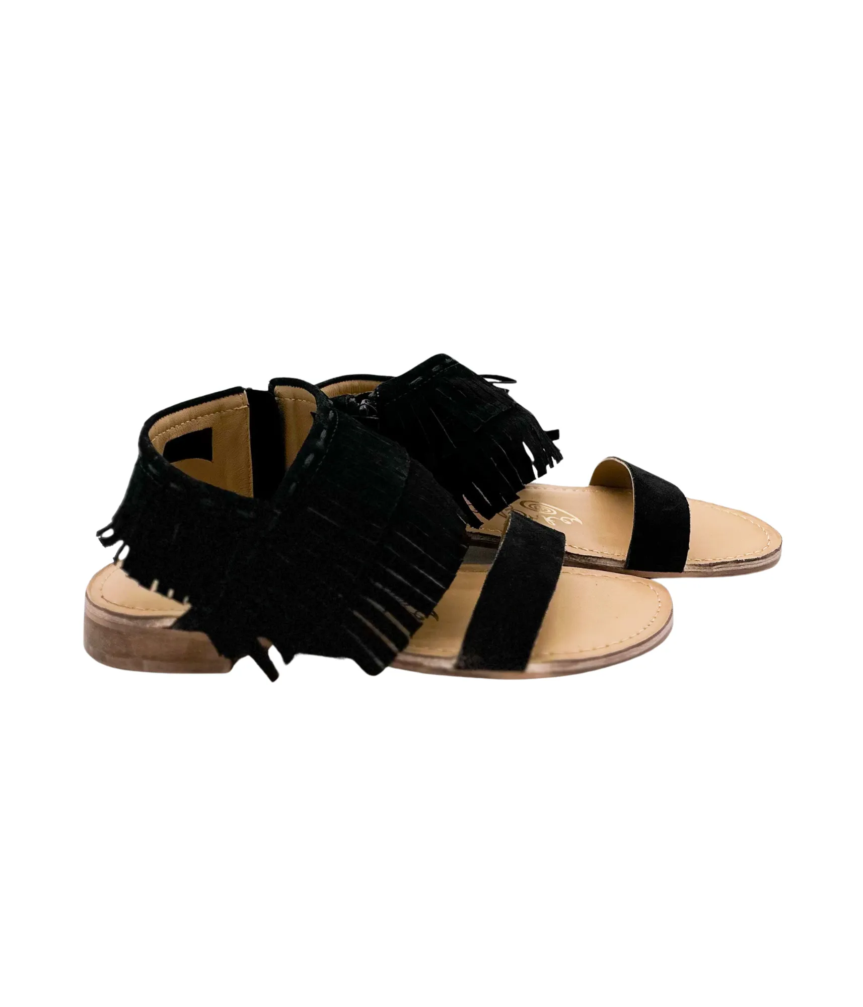 Fringe Star Sandal in Black (Online Exclusive)