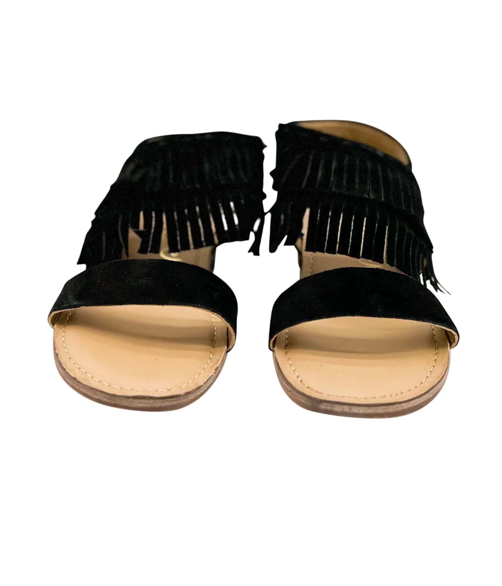 Fringe Star Sandal in Black (Online Exclusive)