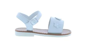 Girls Synthetic Leather Sandal with Flowers