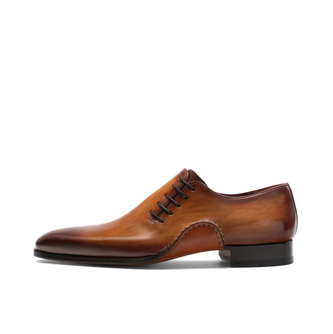 Height Increasing Brown Leather Balranald Oxfords Shoes