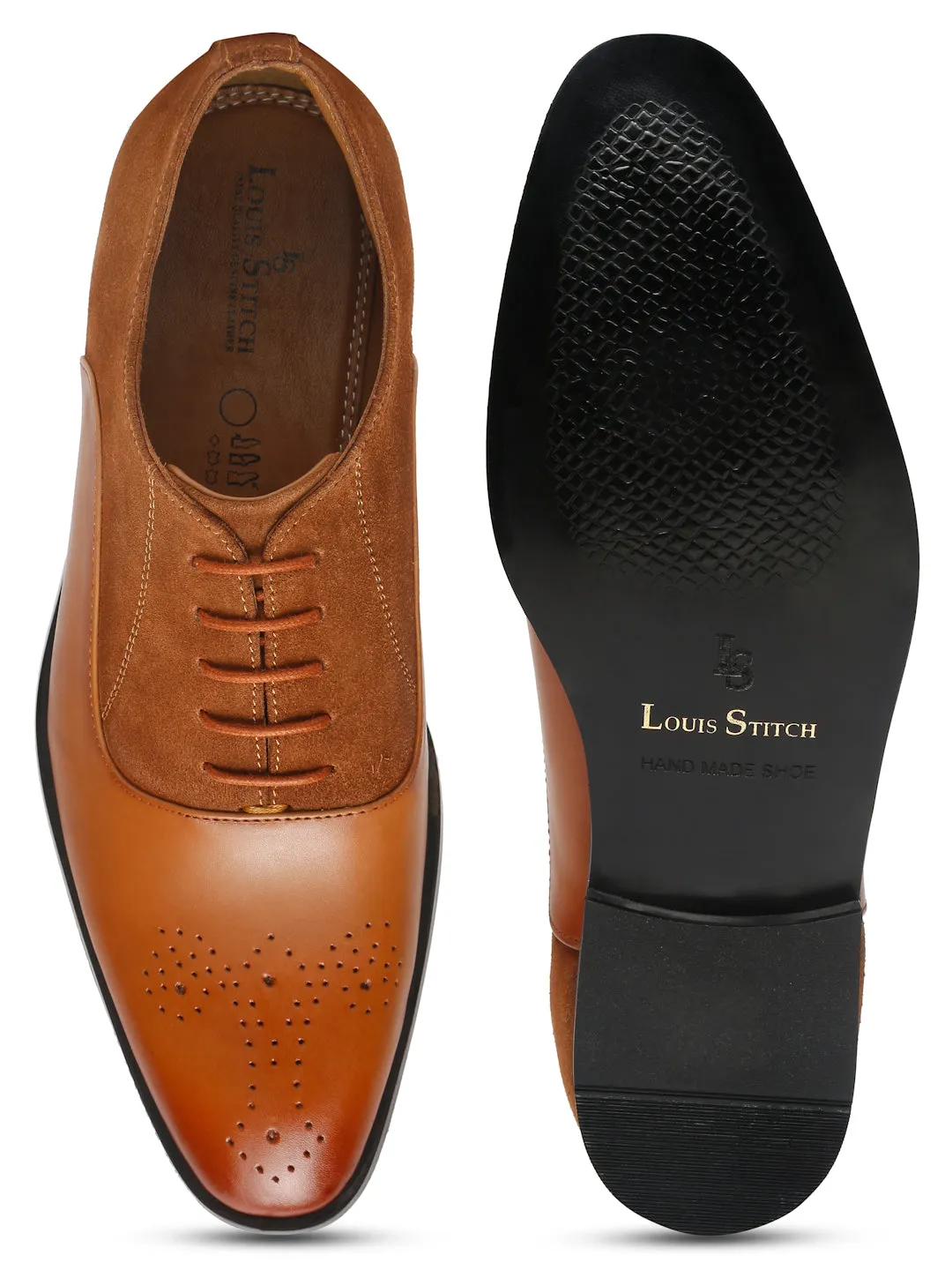 Russet Tan Handmade Premium Italian Leather Brogues