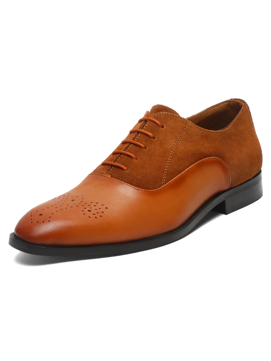 Russet Tan Handmade Premium Italian Leather Brogues