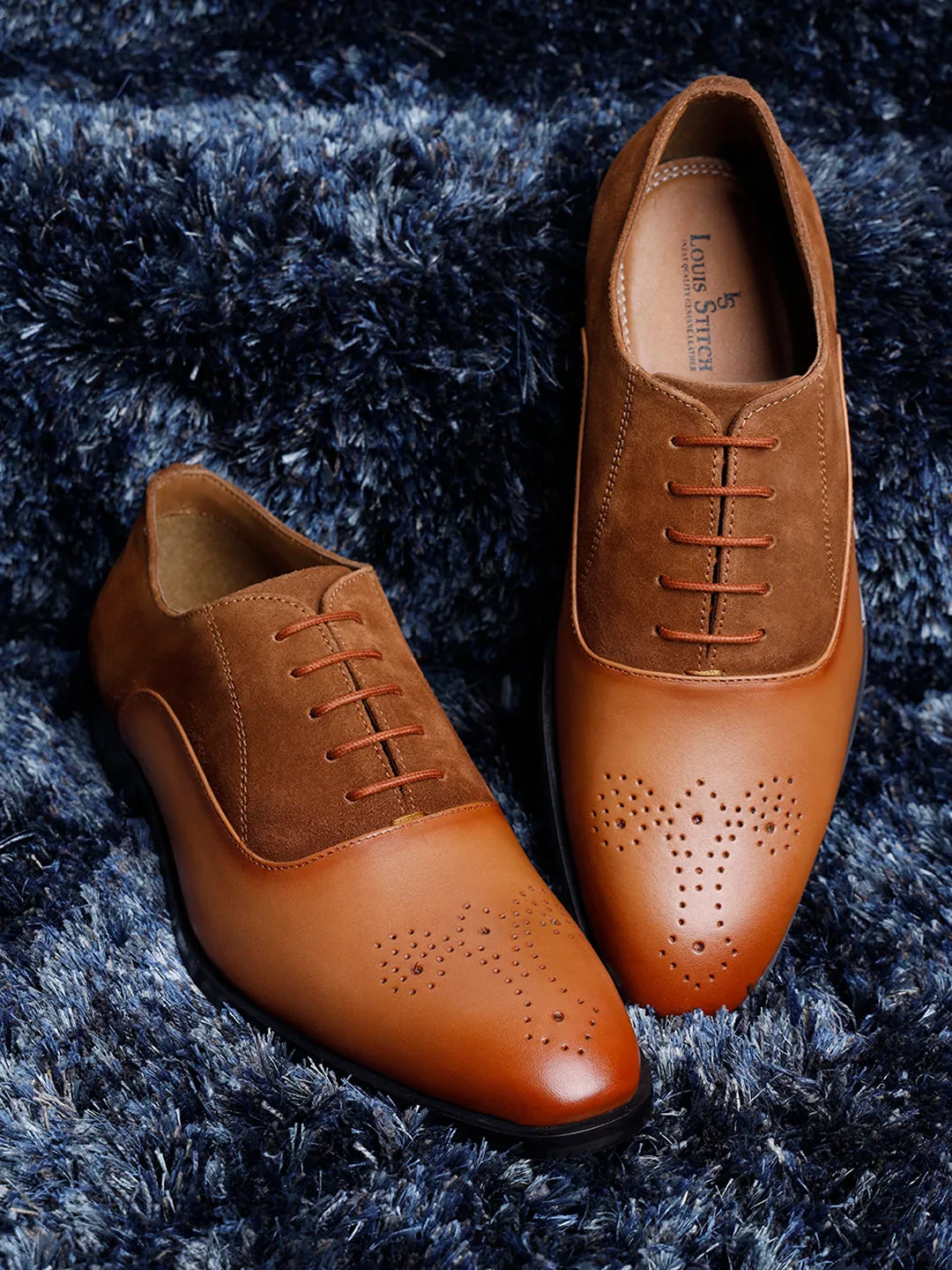 Russet Tan Handmade Premium Italian Leather Brogues