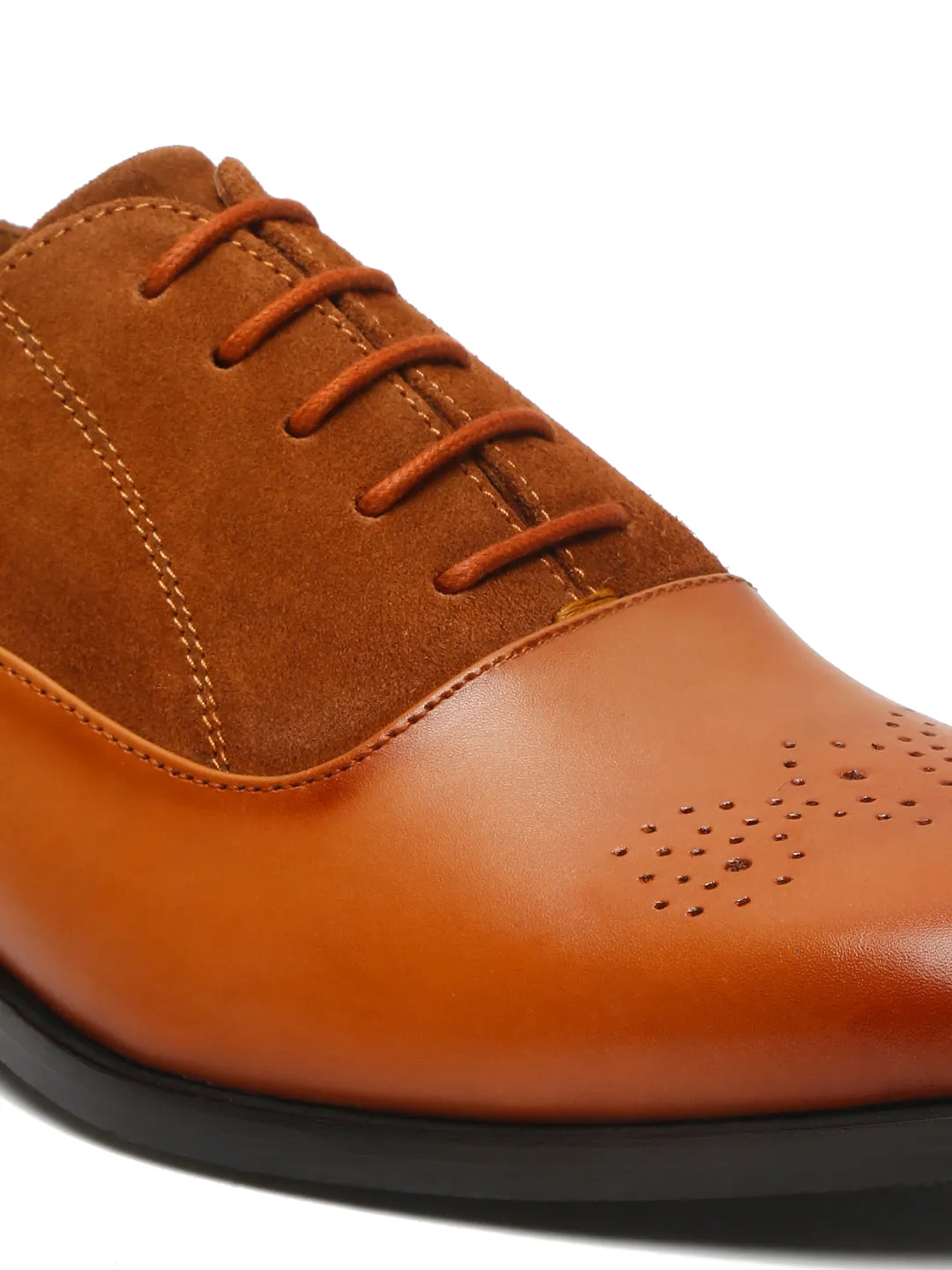 Russet Tan Handmade Premium Italian Leather Brogues