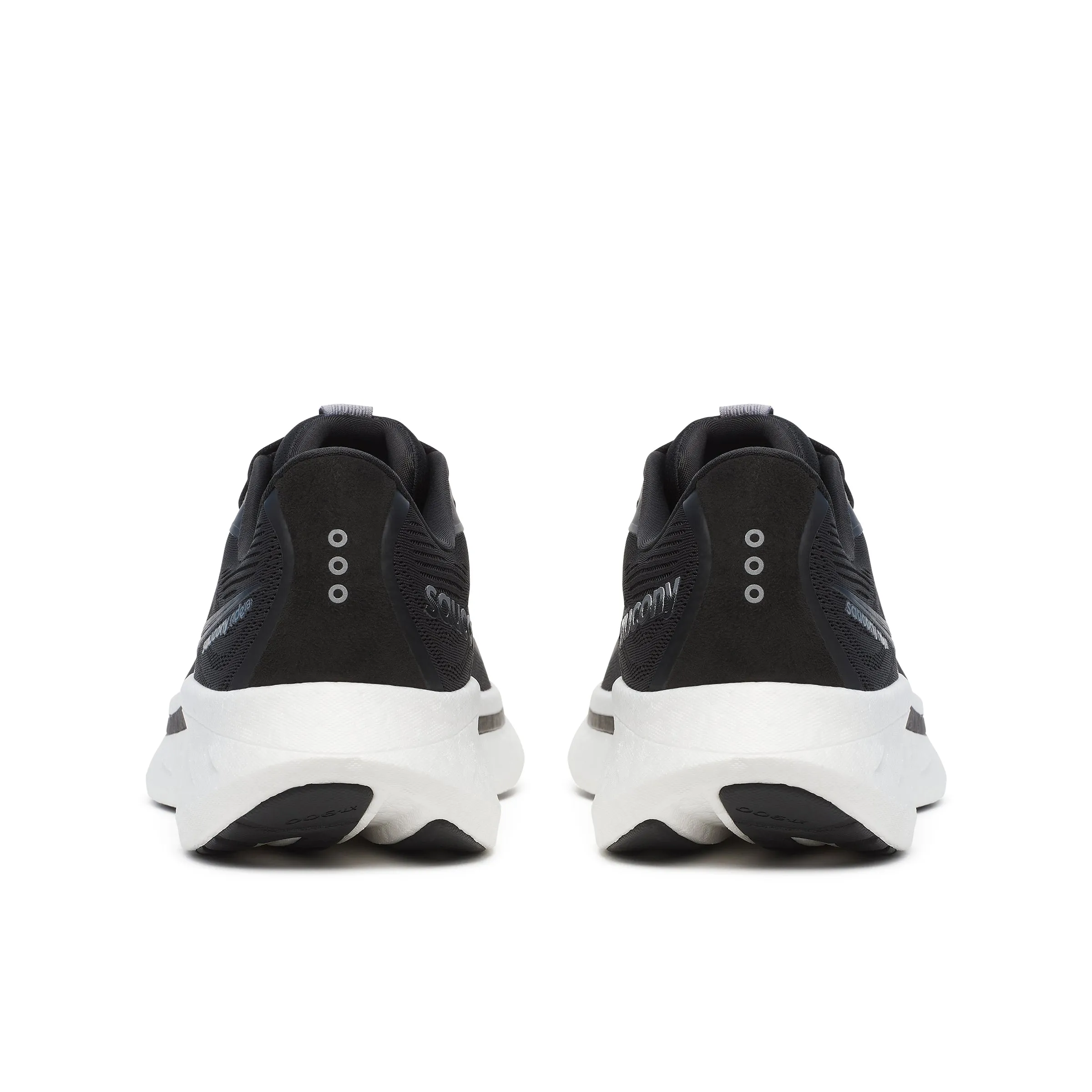 Saucony Men's Ride 18 Running Shoes Black/White