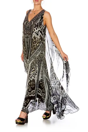 TIE FRONT MULTIWEAR DRESS TRIBAL THEORY