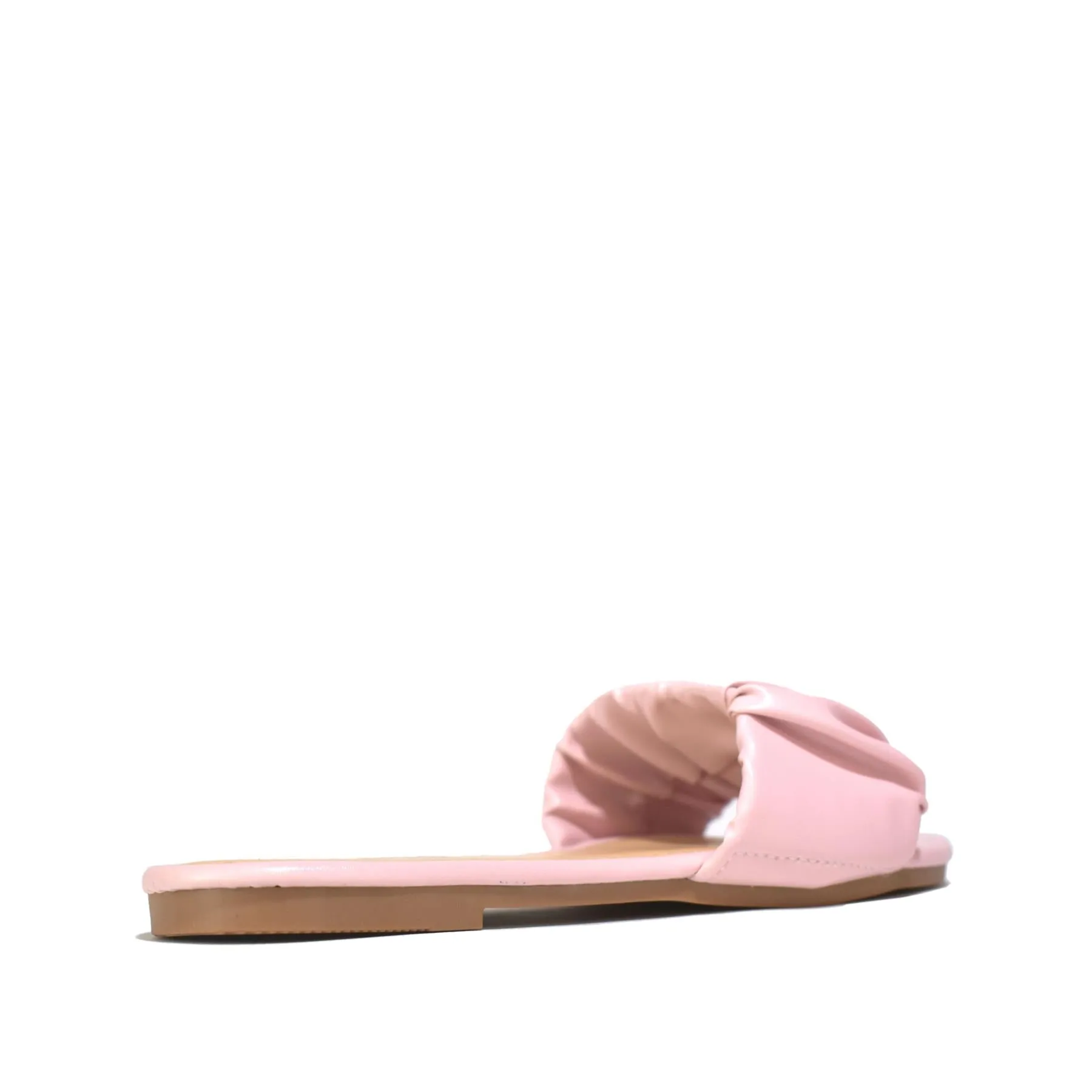 Women Open Toe Flats Pink