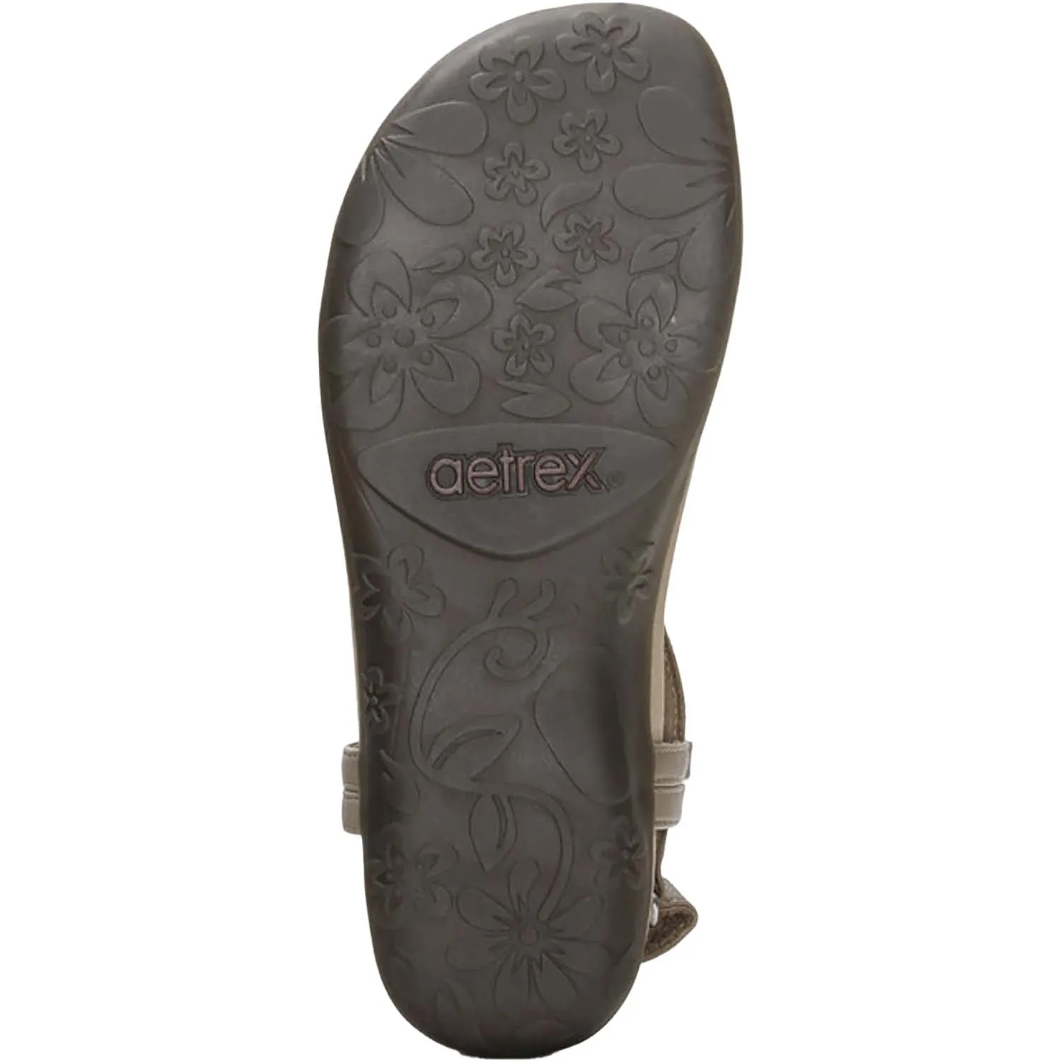 Women's Aetrex Marni Taupe With Embellishments Synthetic